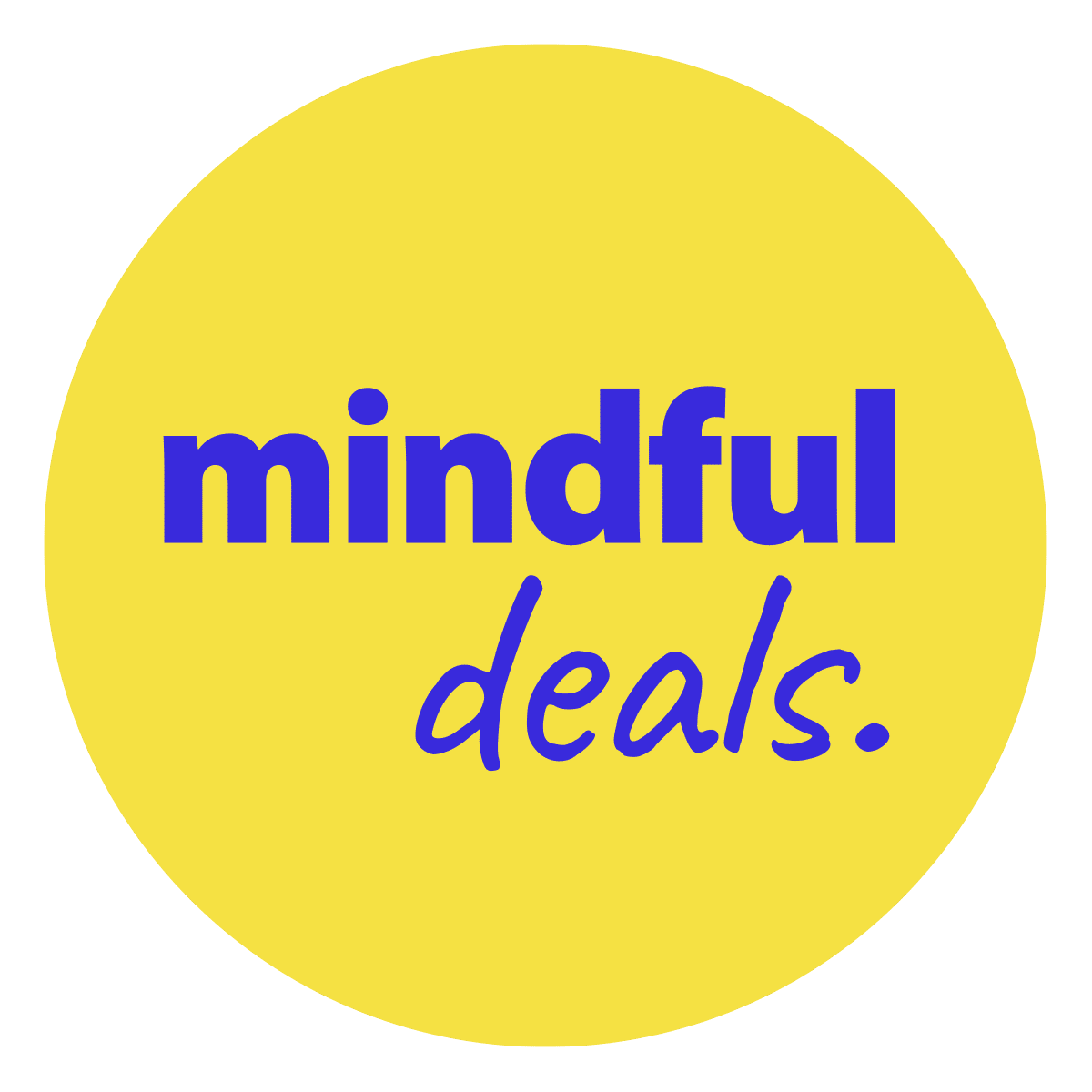 mindful deals. Logo